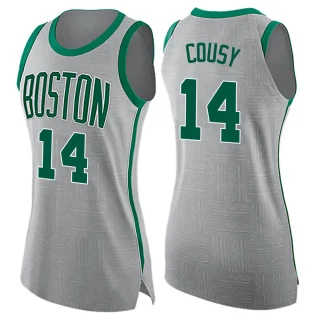 Women's Bob Cousy Boston Celtics Gray Swingman Jersey - City Edition