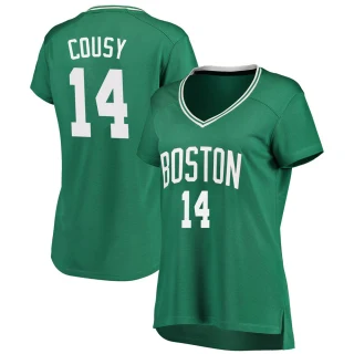 Women's Bob Cousy Boston Celtics Green Fast Break Icon Edition Jersey