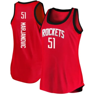 Women's Boban Marjanovic Houston Rockets Red Fast Break 2020/21 Tank Jersey - Icon Edition