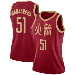 Women's Boban Marjanovic Houston Rockets Red Swingman 2018/19 Jersey - City Edition