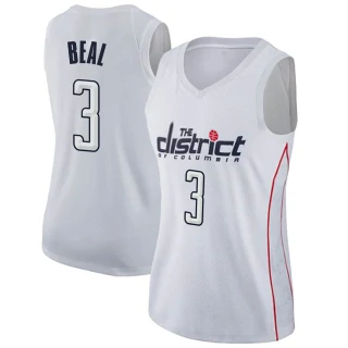 Women's Bradley Beal Washington Wizards White Swingman Jersey - City Edition