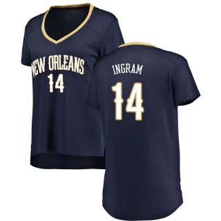 Women's Brandon Ingram New Orleans Pelicans Navy Fast Break Jersey - Icon Edition