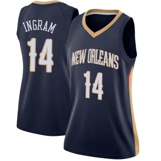 Women's Brandon Ingram New Orleans Pelicans Navy Swingman Jersey - Icon Edition
