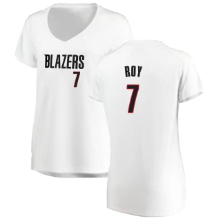 Women's Brandon Roy Portland Trail Blazers White Fast Break Jersey - Association Edition