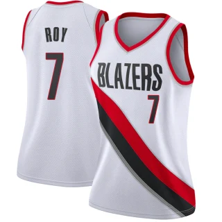 Women's Brandon Roy Portland Trail Blazers White Swingman Jersey - Association Edition
