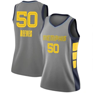 Women's Bryant Reeves Memphis Grizzlies Gray Swingman 2018/19 Jersey - City Edition