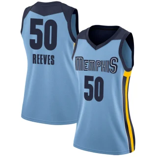 Women's Bryant Reeves Memphis Grizzlies Light Blue Swingman Jersey - Statement Edition