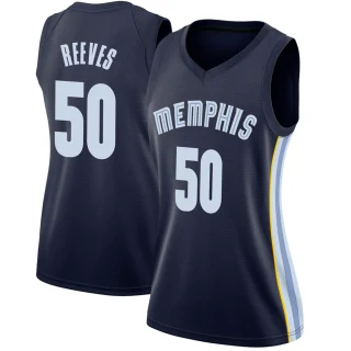 Women's Bryant Reeves Memphis Grizzlies Navy Swingman Jersey - Icon Edition