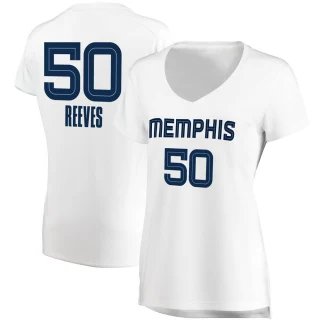 Women's Bryant Reeves Memphis Grizzlies White Fast Break Jersey - Association Edition