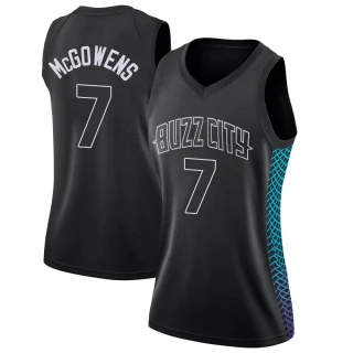 Women's Bryce McGowens Charlotte Hornets Black Swingman Jordan Brand Jersey - City Edition