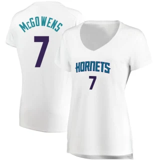 Women's Bryce McGowens Charlotte Hornets White Fast Break Jersey - Association Edition
