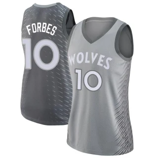 Women's Bryn Forbes Minnesota Timberwolves Swingman Silver Jersey - City Edition
