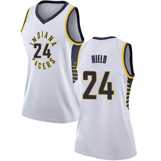 Women's Buddy Hield Indiana Pacers White Swingman Jersey - Association Edition