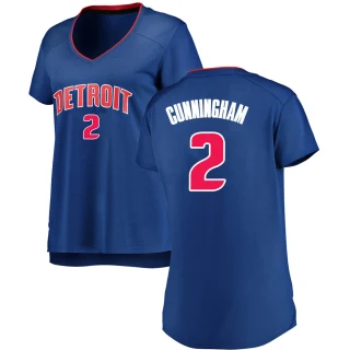 Women's Cade Cunningham Detroit Pistons Royal Fast Break Jersey - Icon Edition
