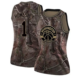 Women's Caleb Homesley Washington Wizards Camo Swingman Realtree Collection Jersey