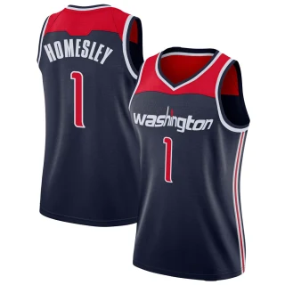 Women's Caleb Homesley Washington Wizards Navy Swingman Jersey - Statement Edition