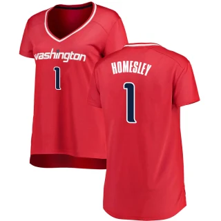 Women's Caleb Homesley Washington Wizards Red Fast Break Jersey - Icon Edition