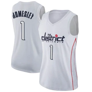 Women's Caleb Homesley Washington Wizards White Swingman Jersey - City Edition