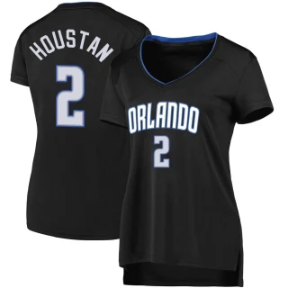 Women's Caleb Houstan Orlando Magic Black Fast Break 2019 Jersey - Icon Edition