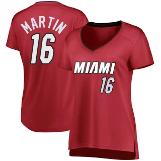 Women's Caleb Martin Miami Heat Fast Break Wine Jersey - Statement Edition