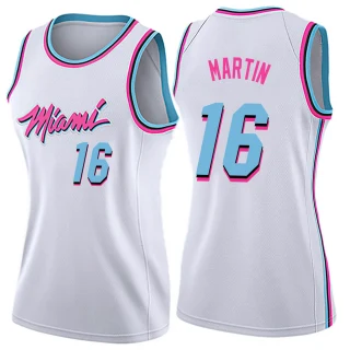 Women's Caleb Martin Miami Heat White Swingman Jersey - City Edition
