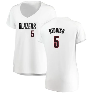 Women's Cam Reddish Portland Trail Blazers White Fast Break Jersey - Association Edition