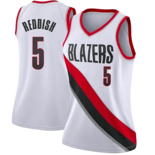 Women's Cam Reddish Portland Trail Blazers White Swingman Jersey - Association Edition