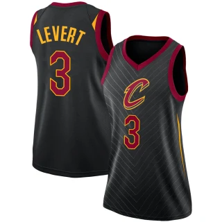 Women's Caris LeVert Cleveland Cavaliers Black Swingman Jersey - Statement Edition