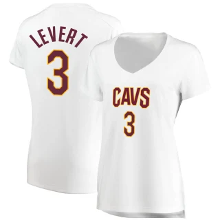 Women's Caris LeVert Cleveland Cavaliers White Fast Break Jersey - Association Edition