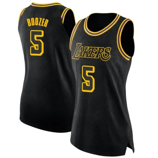 Women's Carlos Boozer Los Angeles Lakers Black Swingman Jersey - City Edition