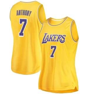 Women's Carmelo Anthony Los Angeles Lakers Gold Swingman 2018/19 Jersey - Icon Edition