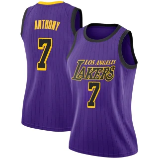 Women's Carmelo Anthony Los Angeles Lakers Purple Swingman 2018/19 Jersey - City Edition