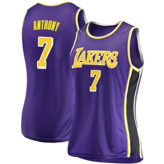 Women's Carmelo Anthony Los Angeles Lakers Purple Swingman 2018/19 Jersey - Statement Edition