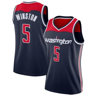 Women's Cassius Winston Washington Wizards Navy Swingman Jersey - Statement Edition