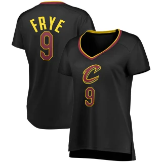 Women's Channing Frye Cleveland Cavaliers Black Fast Break Jersey - Statement Edition