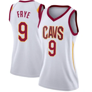 Women's Channing Frye Cleveland Cavaliers White Swingman Jersey - Association Edition