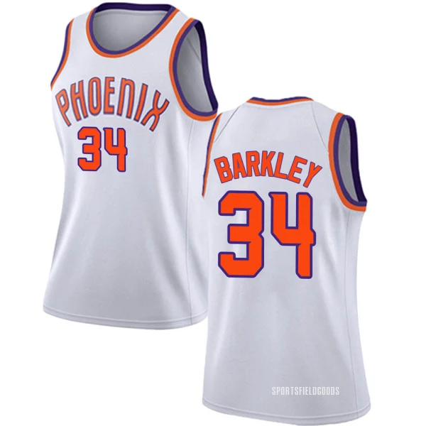 Women's Charles Barkley Phoenix Suns White Swingman Jersey - Association Edition
