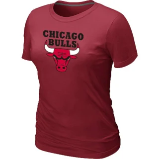 Women's Chicago Bulls Red Big & Tall Primary Logo T-Shirt -