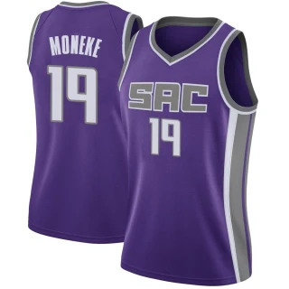 Women's Chima Moneke Sacramento Kings Purple Swingman Jersey - Icon Edition