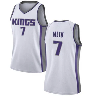Women's Chimezie Metu Sacramento Kings White Swingman Jersey - Association Edition