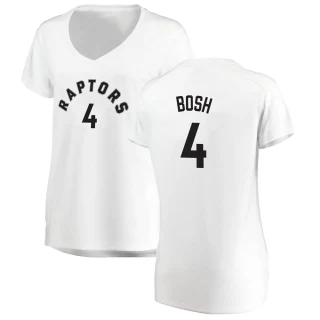 Women's Chris Bosh Toronto Raptors White Fast Break Jersey - Association Edition