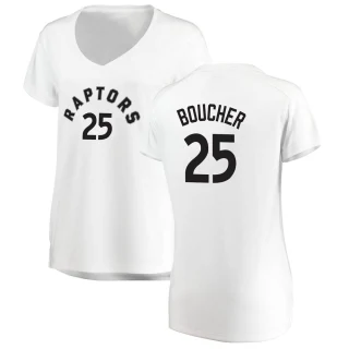 Women's Chris Boucher Toronto Raptors White Fast Break Jersey - Association Edition