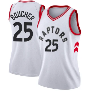 Women's Chris Boucher Toronto Raptors White Swingman Jersey - Association Edition