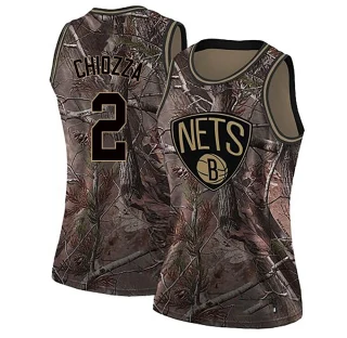 Women's Chris Chiozza Brooklyn Nets Camo Swingman Realtree Collection Jersey