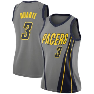 Women's Chris Duarte Indiana Pacers Gray Swingman 2018/19 Jersey - City Edition
