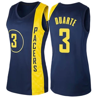 Women's Chris Duarte Indiana Pacers Navy Blue Swingman Jersey - City Edition