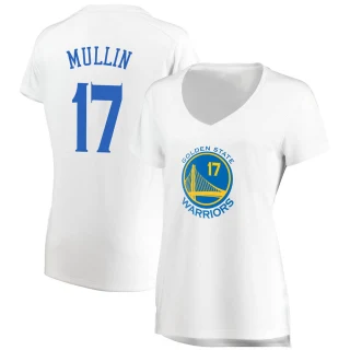 Women's Chris Mullin Golden State Warriors Gold Fast Break White Jersey - Association Edition
