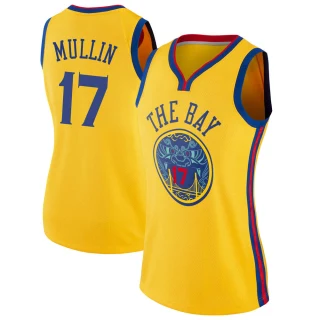 Women's Chris Mullin Golden State Warriors Gold Swingman Jersey - City Edition