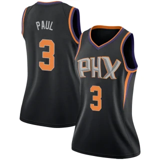 Women's Chris Paul Phoenix Suns Black Swingman Jersey - Statement Edition