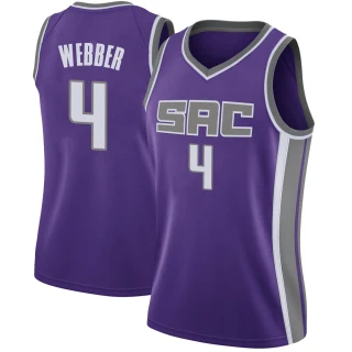 Women's Chris Webber Sacramento Kings Purple Swingman Jersey - Icon Edition